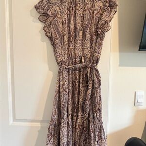 Ann Taylor Multicolor Paisley Dress